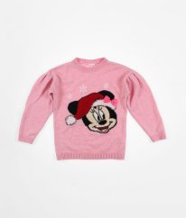 Růžový vánoční svetr DISNEY