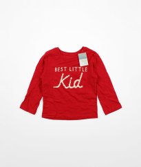 Červené triko s nápisem PRIMARK