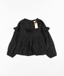 Černá halenka s lesklými proužky RIVER ISLAND