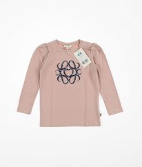 Růžové triko s obrázkem POMP DE LUX