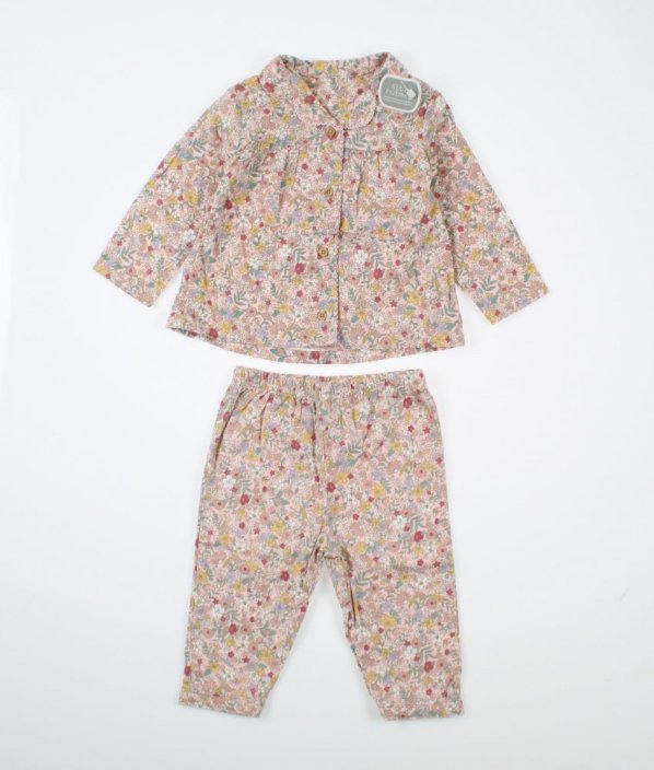 Květované flanelové pyžamo NUTMEG