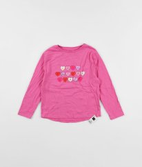 Růžové triko s nápisem DUNNES