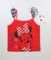 Červený plavkový top DISNEY