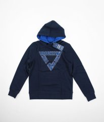 Tmavomodrá mikina s nápisom TOM TAILOR