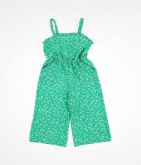 Zelený kalhotový overal s květy PRIMARK