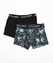 Sada 2 ks černých a barevných boxerek JACK & JONES