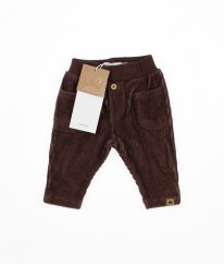 Hnědé manšestráky z biobavlny NAME IT