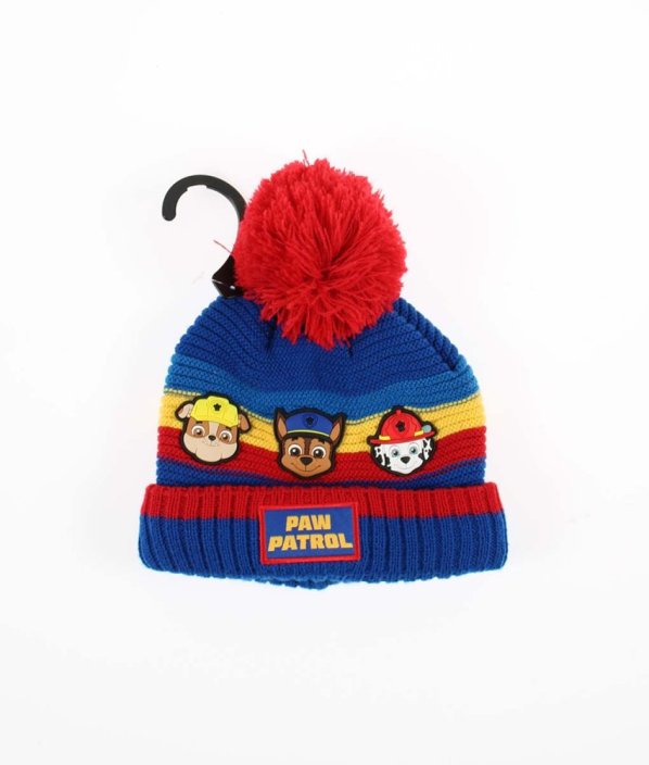 Barevná zateplená čepice PAW PATROL