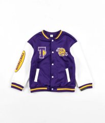 Fialovokrémová sportovní mikina