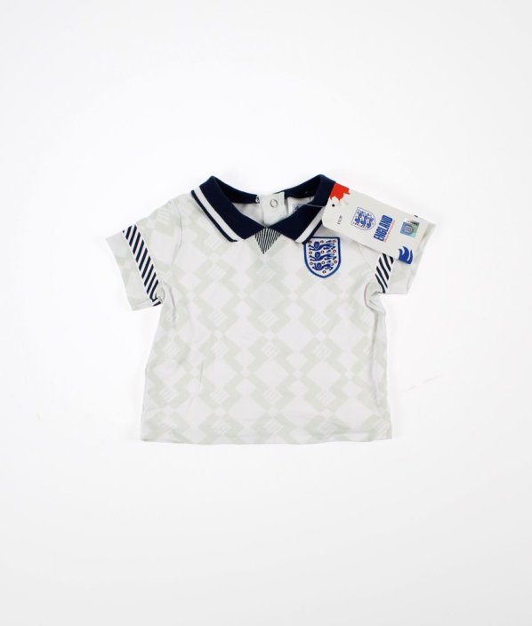 Biele polo tričko s vzorom