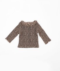 Leopardí žebrované triko KIABI