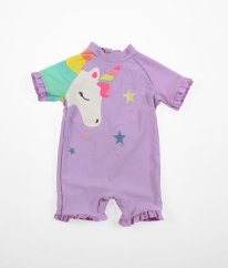 Fialový plavkový overal NEXT