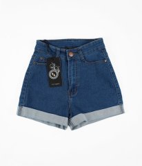 Modré riflové kraťasy BOB JEANS