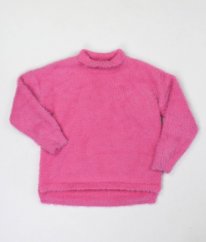 Růžový chlupatý svetr MATALAN