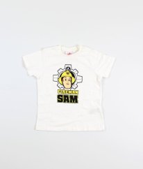 Bílé tričko FIREMAN SAM