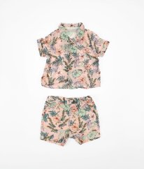 Barevná košile a kraťasy z biobavlny PRIMARK