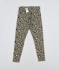 Zelené leopardí legíny PRIMARK