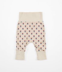 Béžové tepláčky s kvetmi MOTHERCARE