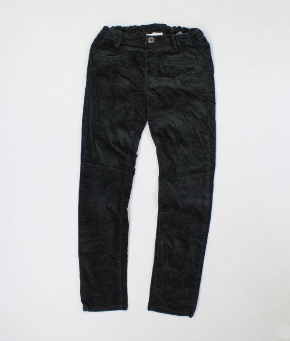 Černé semišové kalhoty H&M