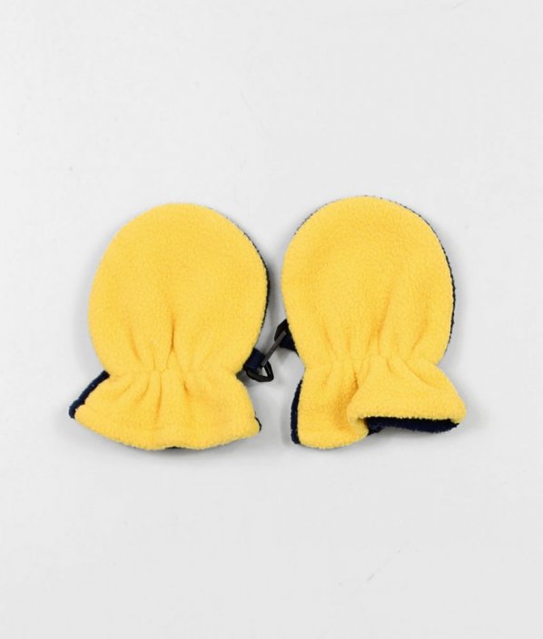Žlutomodré fleecové rukavičky ADAMS