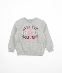 Šedá silnější mikina s nápisem H&M