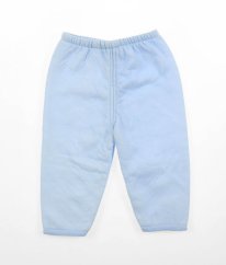 Světle modré zateplené kalhoty