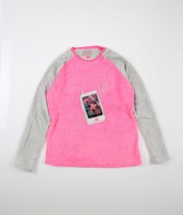 Růžovošedá plyšová mikina PRIMARK