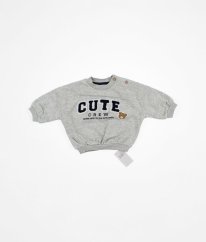 Sivá silnejšia mikina GEORGE