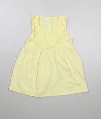 Žluté šaty s krajkou MATALAN