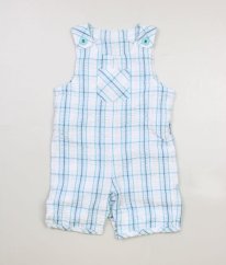 Modrobílý kraťasový overal MARKS & SPENCER