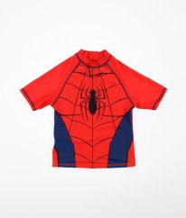 Červenomodré plavkové tričko SPIDERMAN