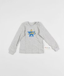 Šedé triko s obrázkem