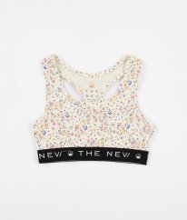 Béžový top s kvetmi (obvod 50) THE NEW