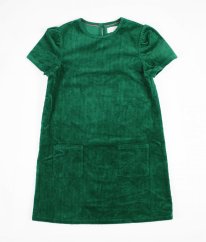 Zelené manšestrové šaty BODEN
