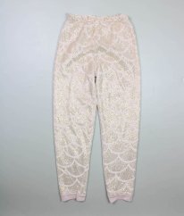 Starorůžové plyšové tepláky/pyžamové kalhoty  NUTMEG