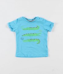 Modré tričko s krokodýli MOTHERCARE