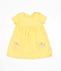 Žluté šaty s kapsičkami F&F
