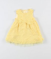 Žluté krajkové šaty F&F