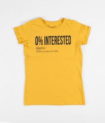Žluté tričko s nápisem PRIMARK