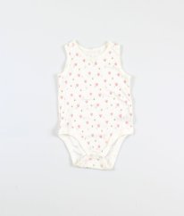 Smetanové tílkové body s květy F&F