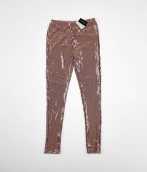 Růžové flitrové legíny DUNNES