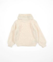 Krémový svetrový rolák C&A