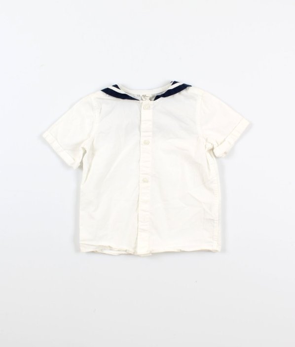 Biela námornícka košeľa H&M