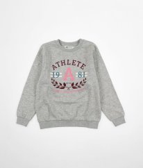 Šedá silnější mikina s nápisem H&M