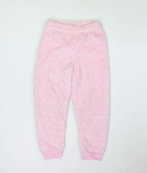 Růžové plyšové pyžamové kalhoty/tepláky MATALAN