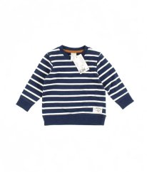 Modrá proužkovaná mikina H&M