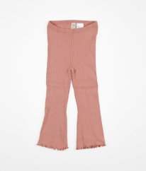 Starorůžové žebrované svetrové legíny H&M