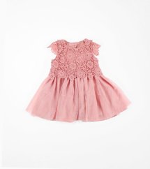 Růžové krajkové šaty se spodničkoi PRIMARK