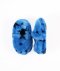 Modré plyšové papuče (EU 19-21)
