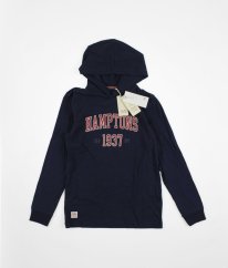 Tmavě modrá mikina z biobavlny GRAND & HILLS